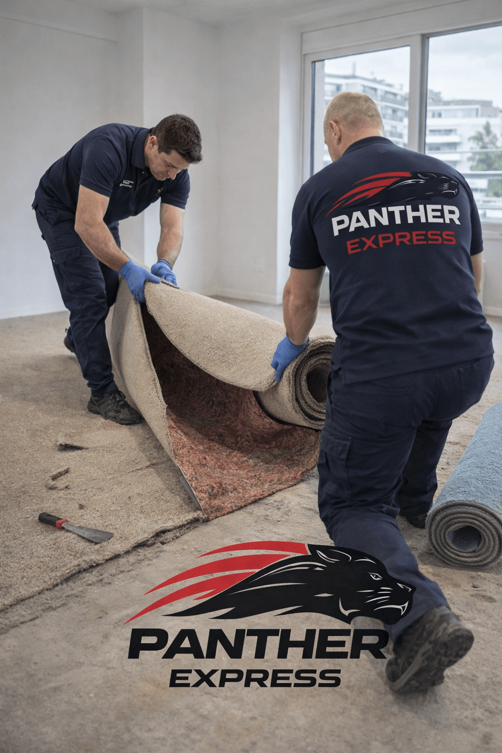 Enlèvement et pose de moquette professionnelle à Genève - PantherExpress